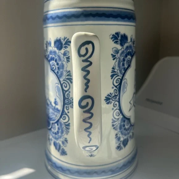 *RARE* Heineken 50th Anniversary Edition Delft Ceramic XL Beer Stein